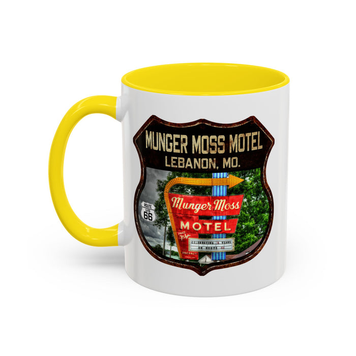 Mug Munger Moss Motel Route 66 Shield Missouri 11oz