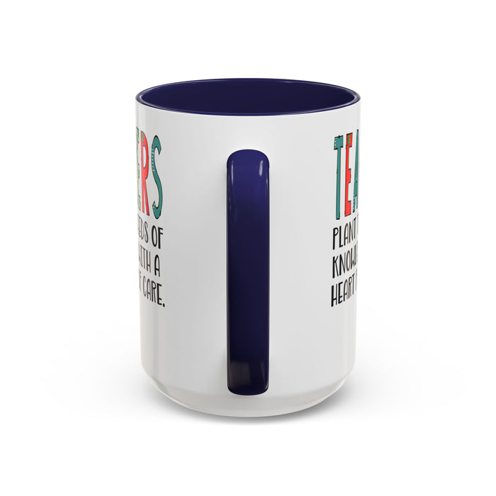 Teacher Mug - Plant the Seed sof Knowledge Teacher Gift - Appreciation Gift A0005-004A