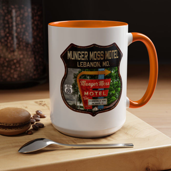 Mug Munger Moss Motel Route 66 Shield Missouri 11oz