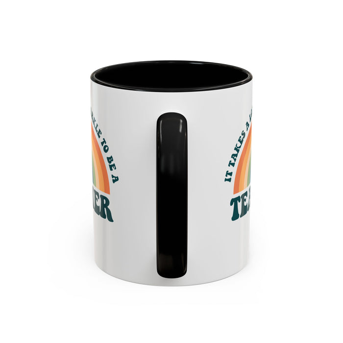 Gift for Teacher - Sparkle Teacher Mug - Unique Teacher Appreciation Gift 11-A0005-001A