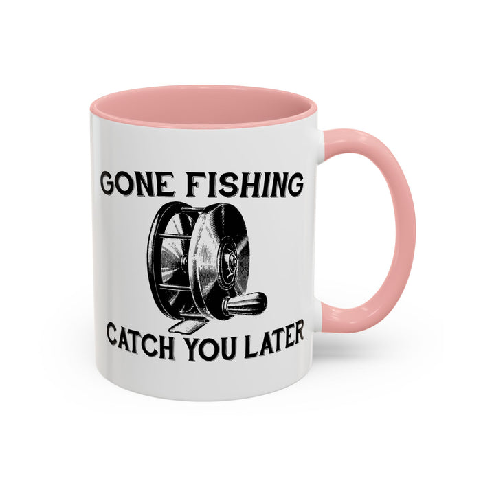 Coffee Mug, Gone Fly Fishing Gift for Dad or Grandpa