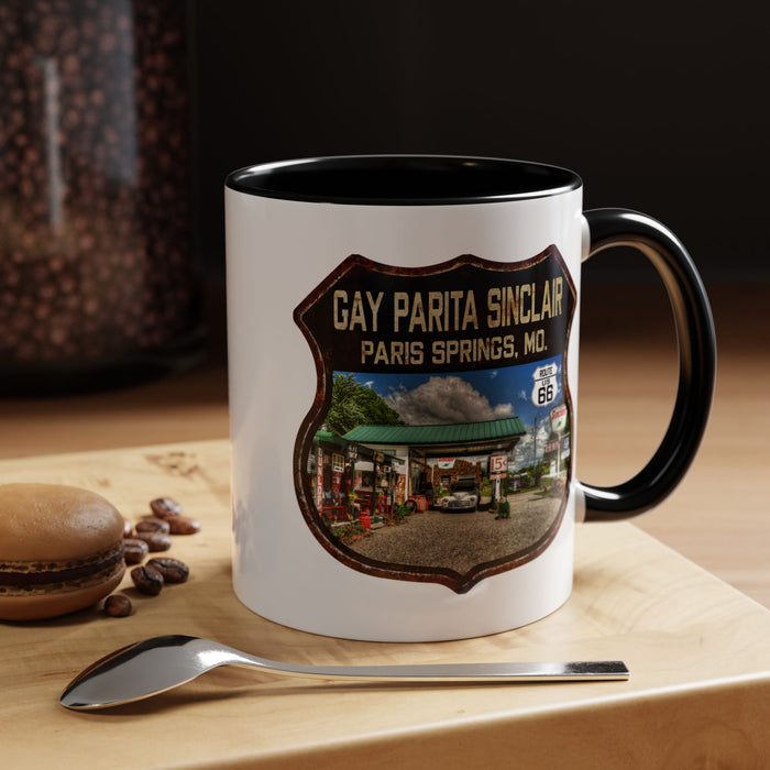 Mug Gay Parita Sinclair Route 66 Shield Missouri 11oz