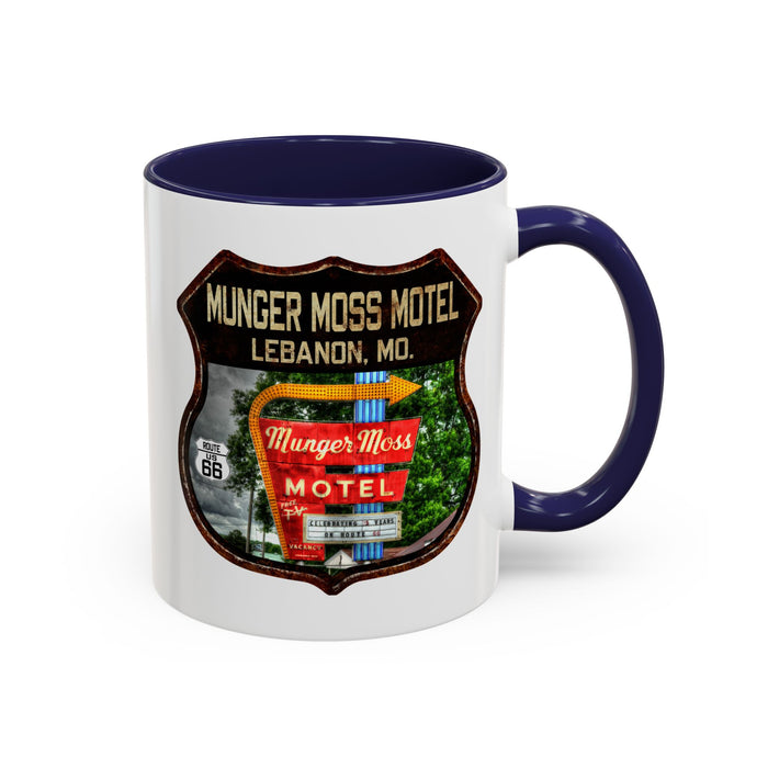 Mug Munger Moss Motel Route 66 Shield Missouri 11oz