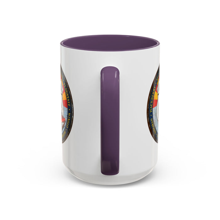 Retro Arizona Route 66 Sign Coffee Mug - Vintage Round Style Mug (11, 15oz)
