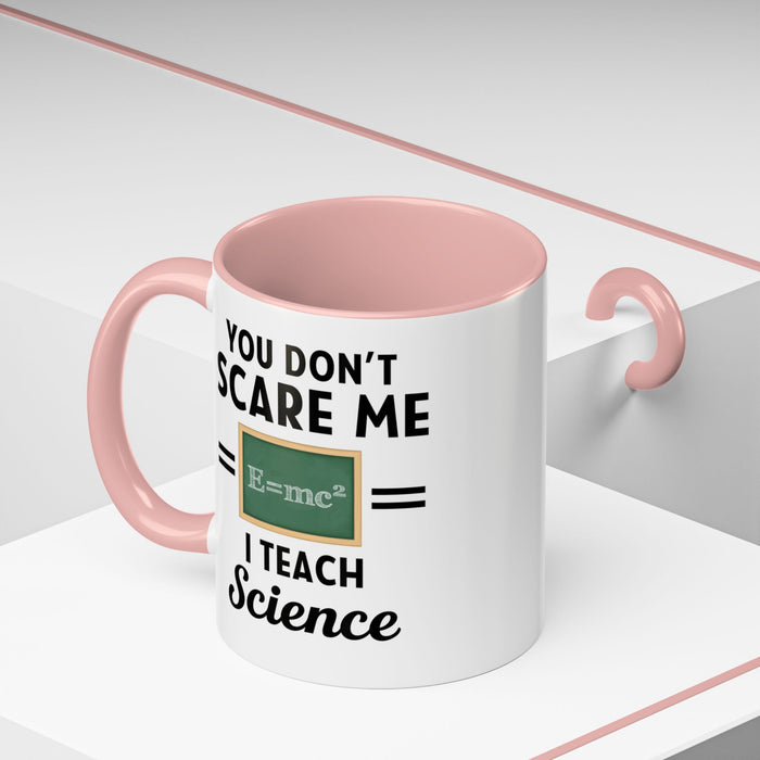 Science Teacher Mug - Fueling Minds and Caffeine Fixes Science Teacher Mug, Gift for Science Teacher, Funny Science Teacher Mug, Accent Coffee Mug (11, 15oz)