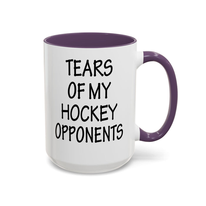 Hockey Gifts, Hockey Coffee Mug, Hockey Coach Gifts, Hockey Player Gifts, Funny Hockey Gifts, Tears of My Hockey Opponents A0075-026AAccent Coffee Mug (11, 15oz)