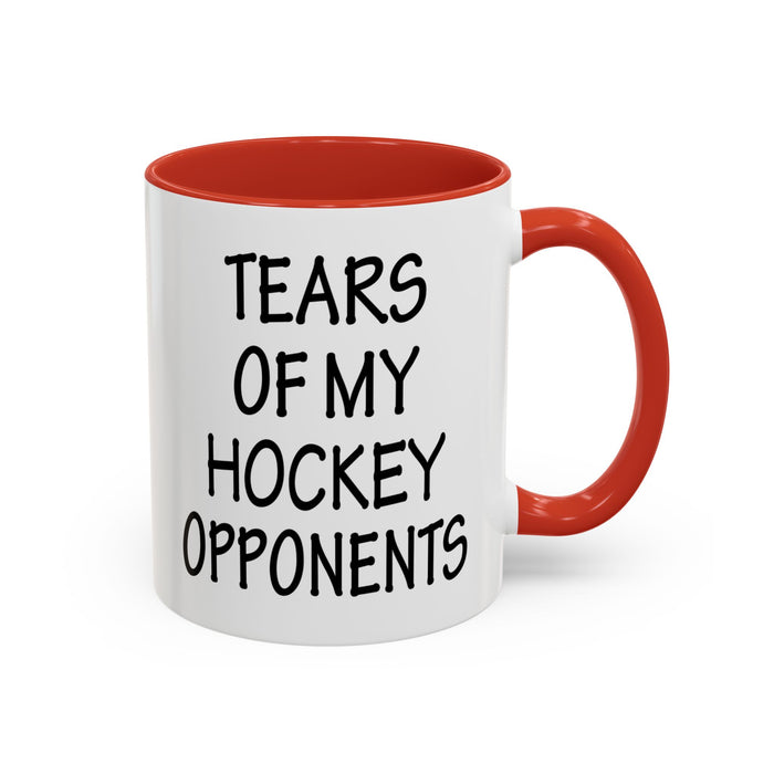 Hockey Gifts, Hockey Coffee Mug, Hockey Coach Gifts, Hockey Player Gifts, Funny Hockey Gifts, Tears of My Hockey Opponents A0075-026AAccent Coffee Mug (11, 15oz)