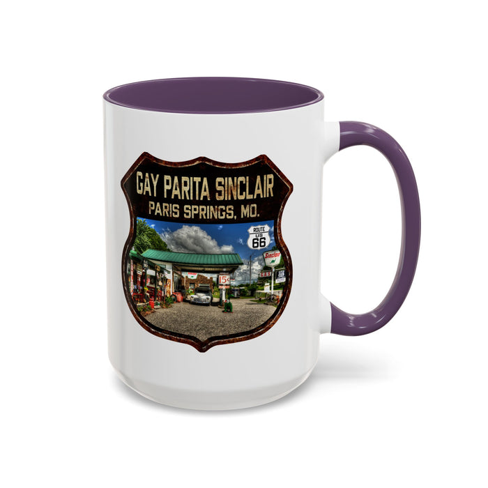 Mug Gay Parita Sinclair Route 66 Shield Missouri 11oz