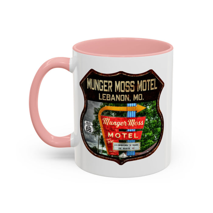 Mug Munger Moss Motel Route 66 Shield Missouri 11oz
