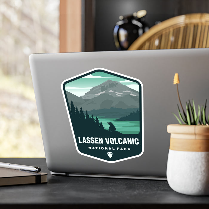 Lassen Volcanic National Park Sticker Gift - Outdoor Adventure Decal