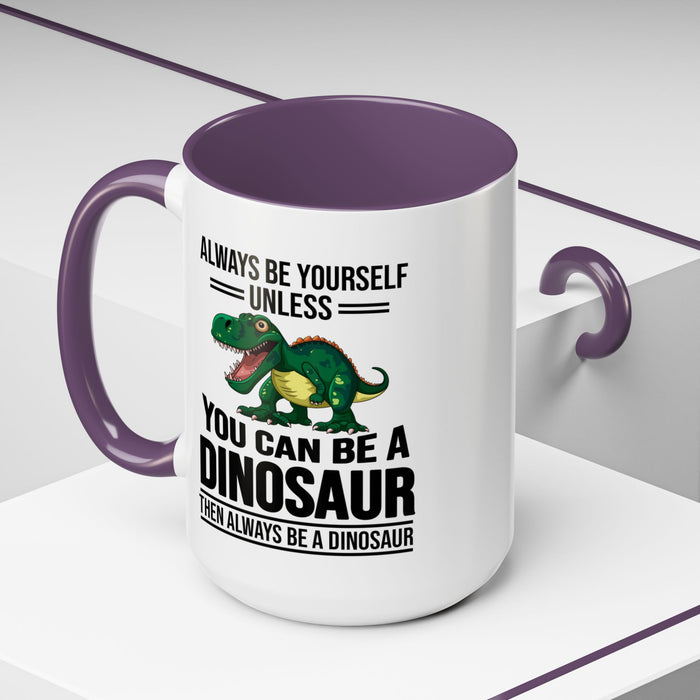 Dinosaur Fan Gift, Dinosaur Fan Mug, Dinosaur Lover Gift, Dinosaur Lover Mug, Dinosaur Mug, Dinosaur Gift, Funny Dinosaur Gift A0027-007A Accent Coffee Mug (11, 15oz)