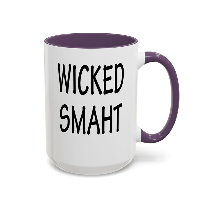 Coffee Mug, Wicked Smaht Boston Accent Gift Mug, Funny Tea Cup, Sarcastic Quote Ceramic Mug, Unique Present for Coffee Lovers, Novelty