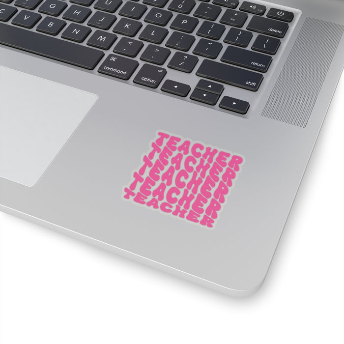 Sticker Set - Bold Vibrant Colored Teacher Teacher Teacher