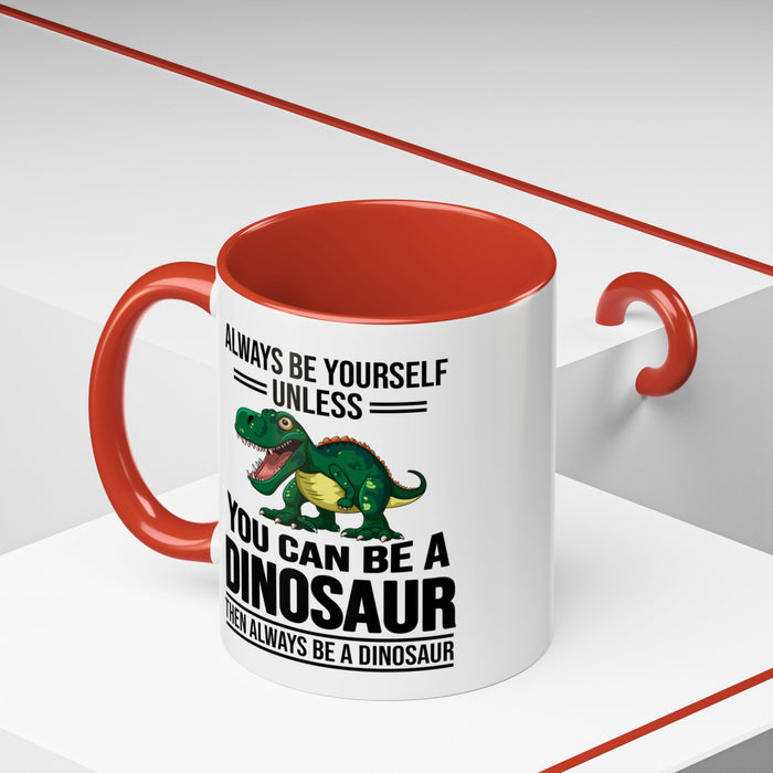 Dinosaur Fan Gift, Dinosaur Fan Mug, Dinosaur Lover Gift, Dinosaur Lover Mug, Dinosaur Mug, Dinosaur Gift, Funny Dinosaur Gift A0027-007A Accent Coffee Mug (11, 15oz)
