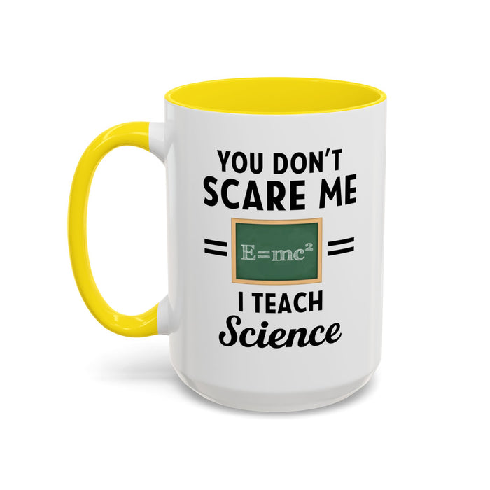 Science Teacher Mug - Fueling Minds and Caffeine Fixes Science Teacher Mug, Gift for Science Teacher, Funny Science Teacher Mug, Accent Coffee Mug (11, 15oz)