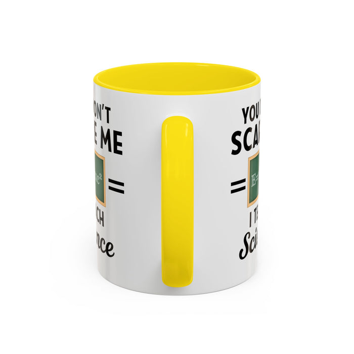 Science Teacher Mug - Fueling Minds and Caffeine Fixes Science Teacher Mug, Gift for Science Teacher, Funny Science Teacher Mug, Accent Coffee Mug (11, 15oz)