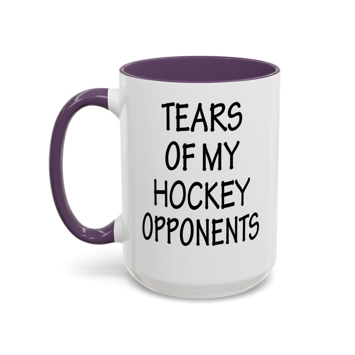 Hockey Gifts, Hockey Coffee Mug, Hockey Coach Gifts, Hockey Player Gifts, Funny Hockey Gifts, Tears of My Hockey Opponents A0075-026AAccent Coffee Mug (11, 15oz)