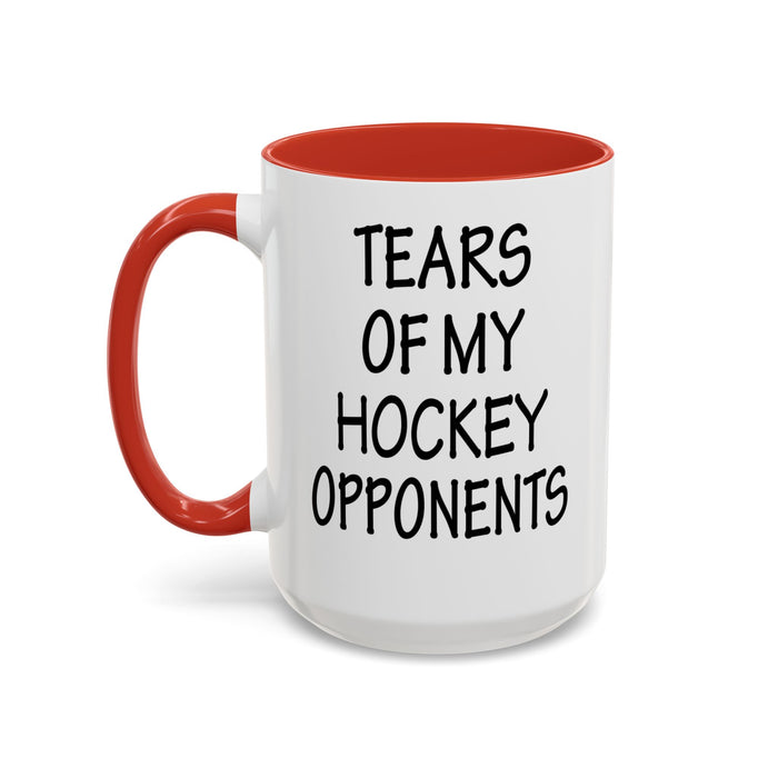 Hockey Gifts, Hockey Coffee Mug, Hockey Coach Gifts, Hockey Player Gifts, Funny Hockey Gifts, Tears of My Hockey Opponents A0075-026AAccent Coffee Mug (11, 15oz)