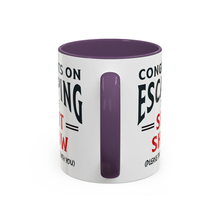 Funny Retirement Gift, Funny Coworker Leaving Gift, Going Away Co Worker, Goodbye Farewell, Retirement Mug, New Job, Leaving Job A0037-006 Accent Coffee Mug (11, 15oz)