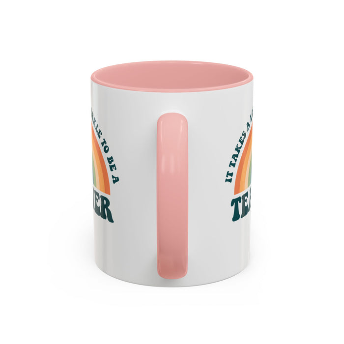 Gift for Teacher - Sparkle Teacher Mug - Unique Teacher Appreciation Gift 11-A0005-001A