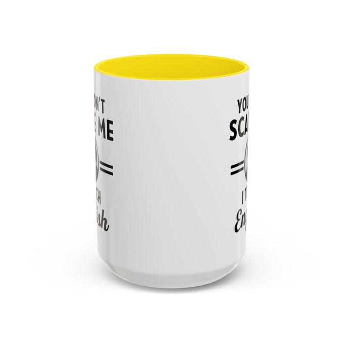 Funny English Teacher Coffee Mug - Sip & Teach with Style, Coffee Lovers Mug, English Teacher Gift, Accent Coffee Mug (11, 15oz)