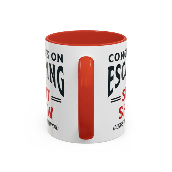 Funny Retirement Gift, Funny Coworker Leaving Gift, Going Away Co Worker, Goodbye Farewell, Retirement Mug, New Job, Leaving Job A0037-006 Accent Coffee Mug (11, 15oz)