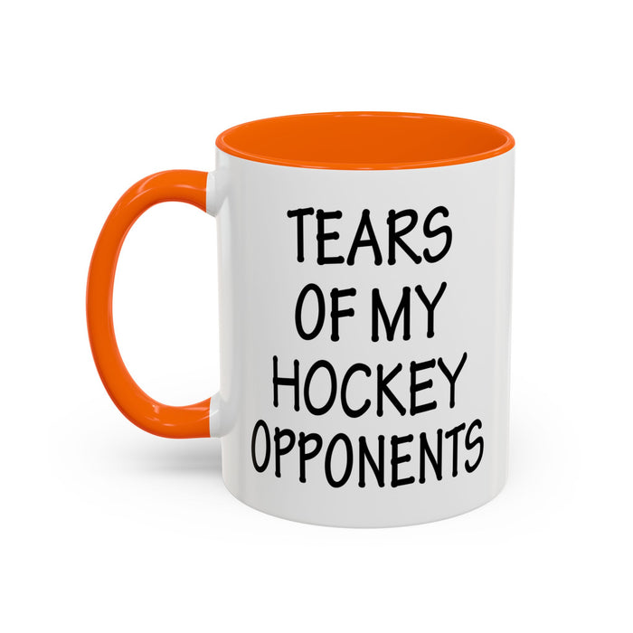 Hockey Gifts, Hockey Coffee Mug, Hockey Coach Gifts, Hockey Player Gifts, Funny Hockey Gifts, Tears of My Hockey Opponents A0075-026AAccent Coffee Mug (11, 15oz)