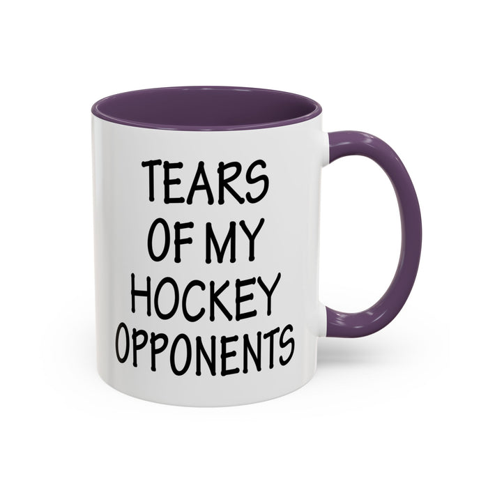Hockey Gifts, Hockey Coffee Mug, Hockey Coach Gifts, Hockey Player Gifts, Funny Hockey Gifts, Tears of My Hockey Opponents A0075-026AAccent Coffee Mug (11, 15oz)