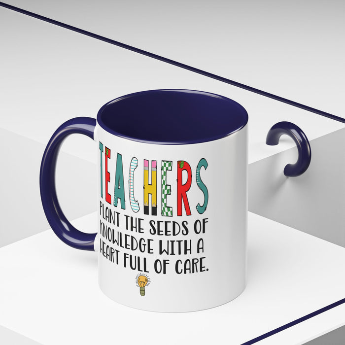 Teacher Mug - Plant the Seed sof Knowledge Teacher Gift - Appreciation Gift A0005-004A