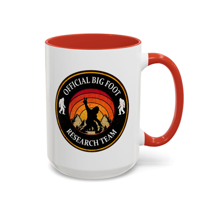 Big Foot Sticker - Big Foot Watch Club - Sasquatch Decal - Funny Yeti Gift Accent Coffee Mug (11, 15oz)