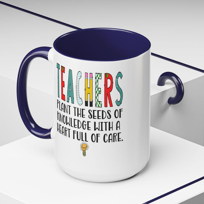 Teacher Mug - Plant the Seed sof Knowledge Teacher Gift - Appreciation Gift A0005-004A