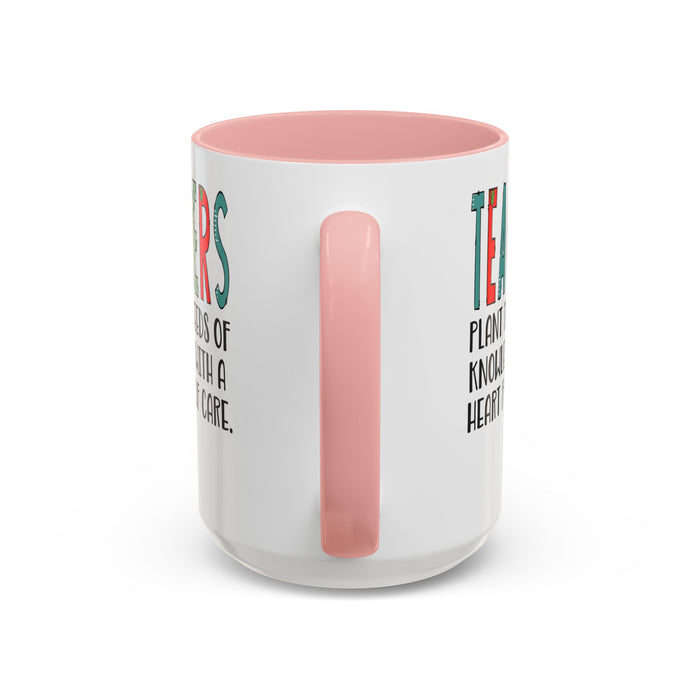 Teacher Mug - Plant the Seed sof Knowledge Teacher Gift - Appreciation Gift A0005-004A