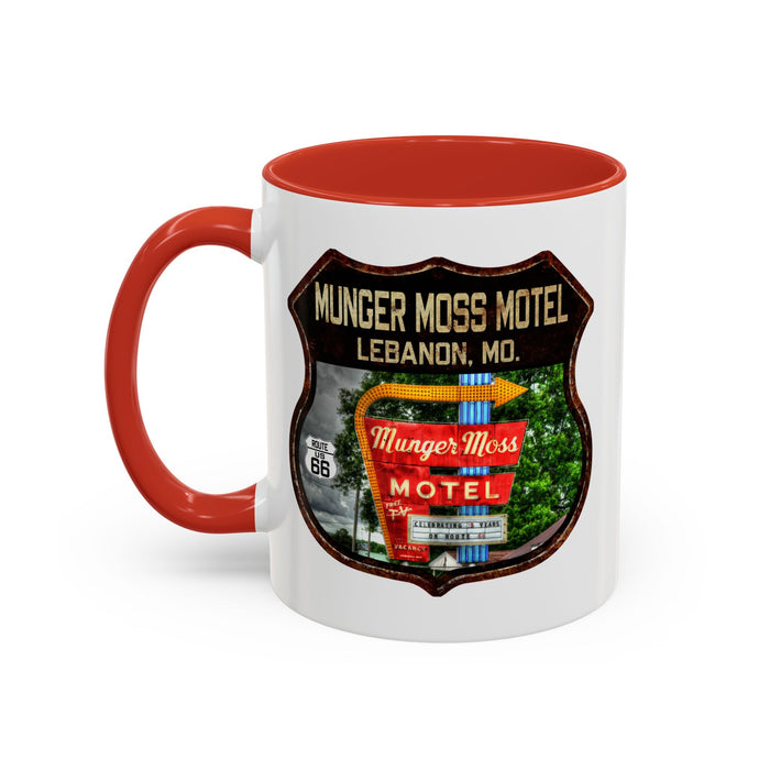 Mug Munger Moss Motel Route 66 Shield Missouri 11oz