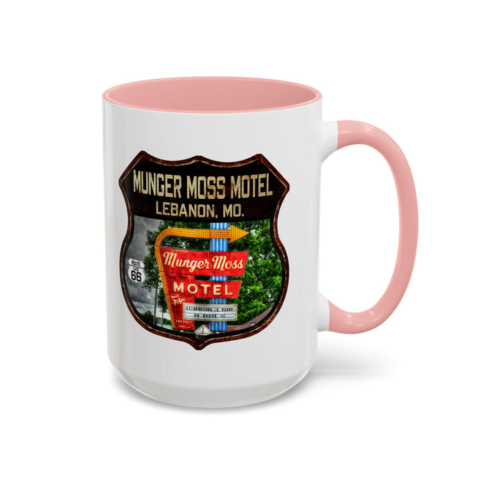 Mug Munger Moss Motel Route 66 Shield Missouri 11oz