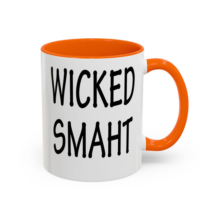 Coffee Mug, Wicked Smaht Boston Accent Gift Mug, Funny Tea Cup, Sarcastic Quote Ceramic Mug, Unique Present for Coffee Lovers, Novelty