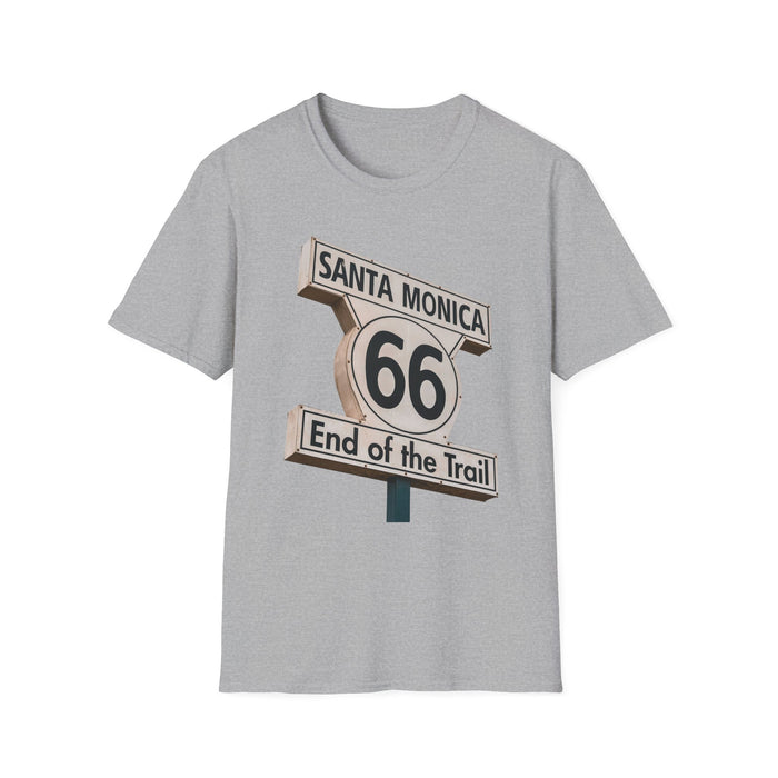 Route 66 End of the Trail Unisex Softstyle T-Shirt