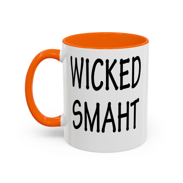 Coffee Mug, Wicked Smaht Boston Accent Gift Mug, Funny Tea Cup, Sarcastic Quote Ceramic Mug, Unique Present for Coffee Lovers, Novelty