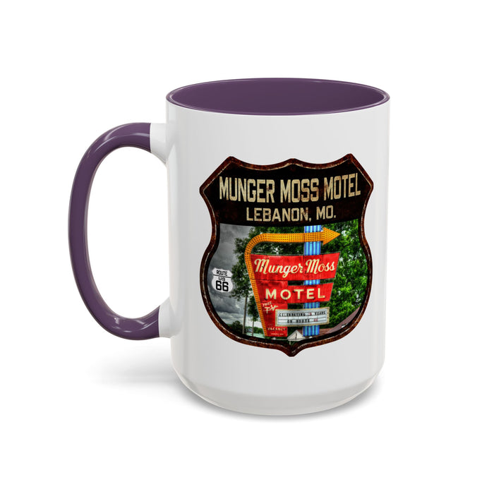 Mug Munger Moss Motel Route 66 Shield Missouri 11oz