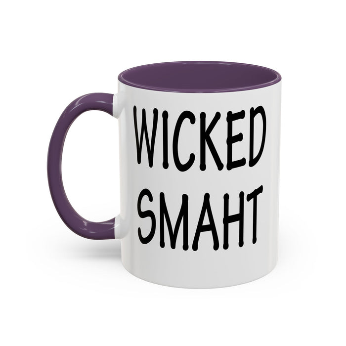 Coffee Mug, Wicked Smaht Boston Accent Gift Mug, Funny Tea Cup, Sarcastic Quote Ceramic Mug, Unique Present for Coffee Lovers, Novelty
