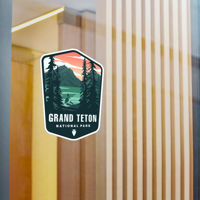 Grand Teton National Park Vinyl Sticker - Perfect Gift for Outdoor Enthusiasts