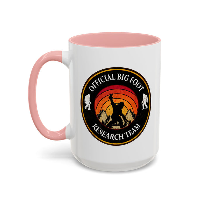 Big Foot Sticker - Big Foot Watch Club - Sasquatch Decal - Funny Yeti Gift Accent Coffee Mug (11, 15oz)