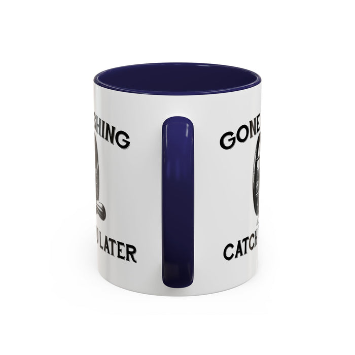Coffee Mug, Gone Fly Fishing Gift for Dad or Grandpa