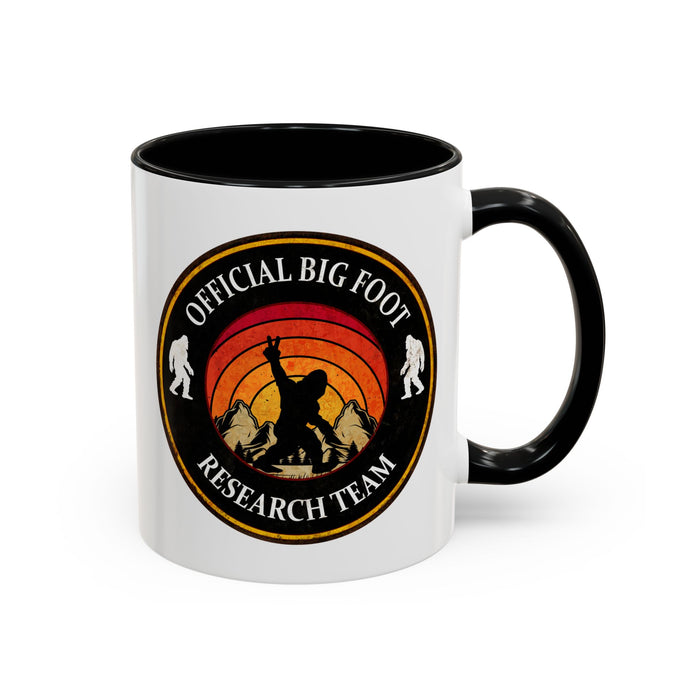 Big Foot Sticker - Big Foot Watch Club - Sasquatch Decal - Funny Yeti Gift Accent Coffee Mug (11, 15oz)