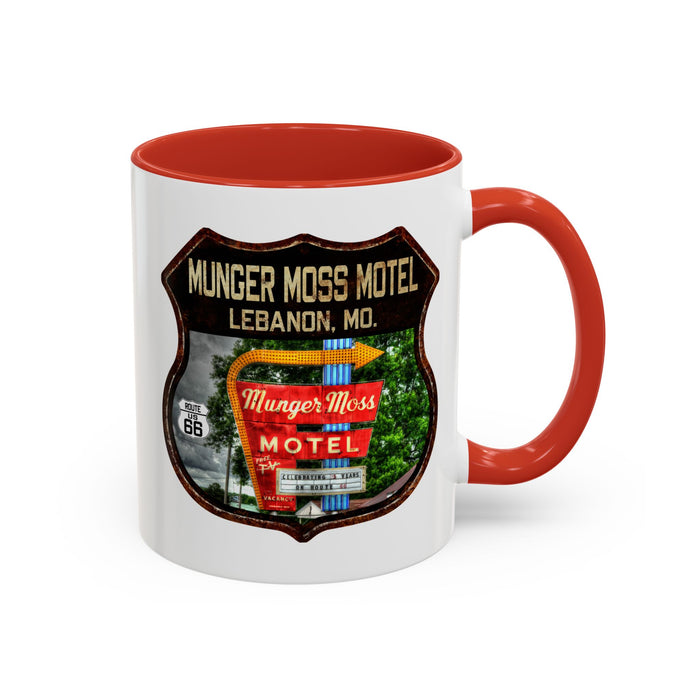 Mug Munger Moss Motel Route 66 Shield Missouri 11oz