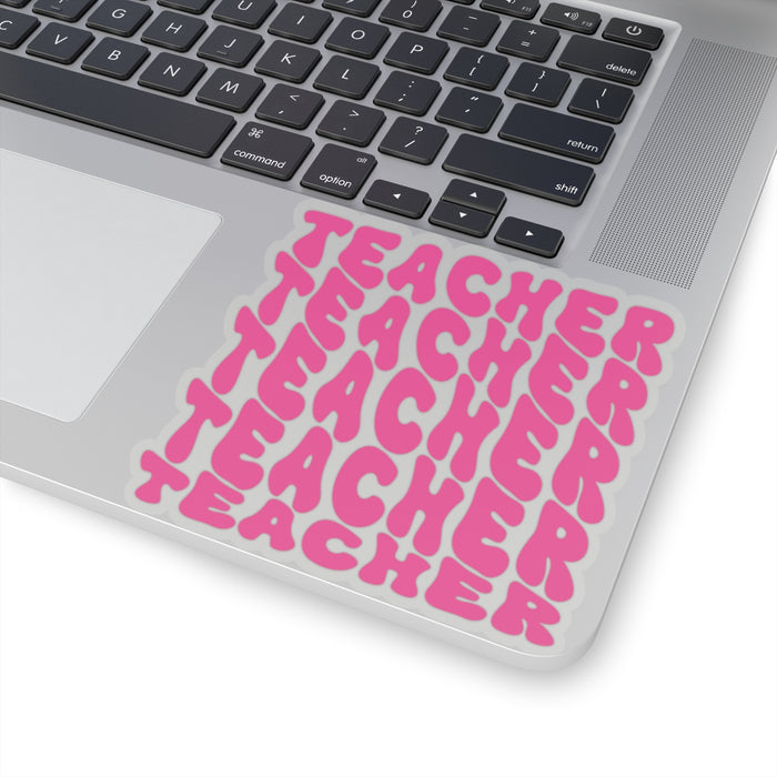 Sticker Set - Bold Vibrant Colored Teacher Teacher Teacher