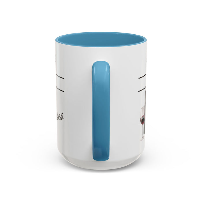 Unique Wine Lovers Mug - Perfect Gift for Coffee and Wine Enthusiasts 'At My Age, I Need Glasses' Design Coffee Mug Wine Lovers Gift  Accent Coffee Mug (11, 15oz) A0013