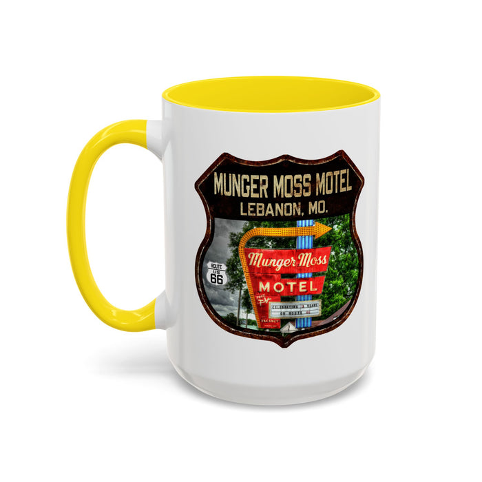 Mug Munger Moss Motel Route 66 Shield Missouri 11oz