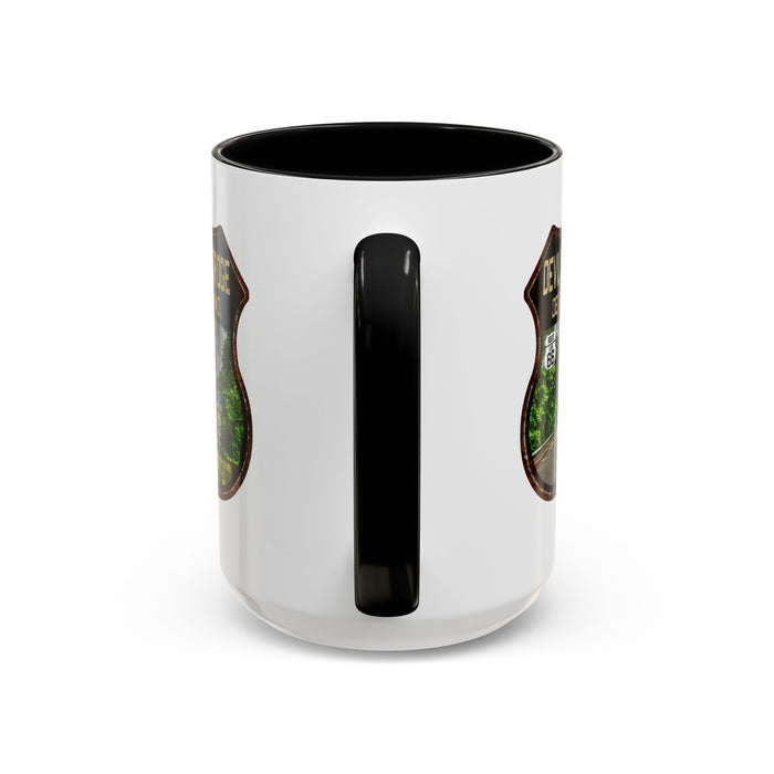 Mug Devil's Elbow Bridge Route 66 Shield Missouri 11oz