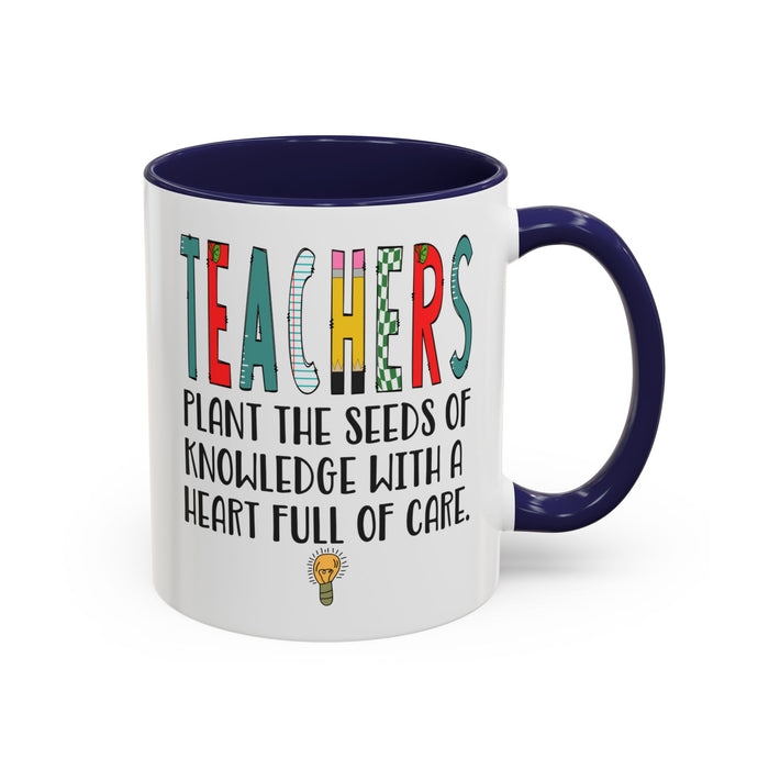 Teacher Mug - Plant the Seed sof Knowledge Teacher Gift - Appreciation Gift A0005-004A