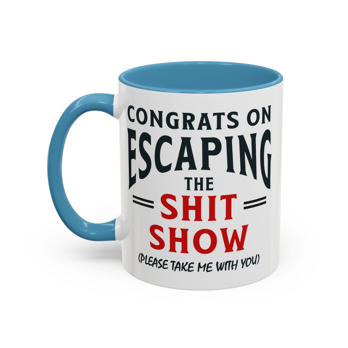 Funny Retirement Gift, Funny Coworker Leaving Gift, Going Away Co Worker, Goodbye Farewell, Retirement Mug, New Job, Leaving Job A0037-006 Accent Coffee Mug (11, 15oz)